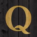 Gold Alphabet Q