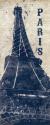 Eiffel Tower in Indigo