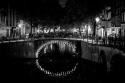 B&W Canal at Night II