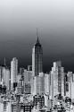New York Cityscape Negative B&W