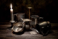 Pewter Still Life II