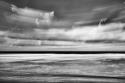 Beach in Motion BW