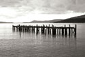 Lonely Dock BW