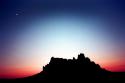 Shiprock at Dusk