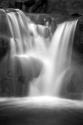 Twilight Waterfall II BW