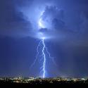 Blue Lightning Sq