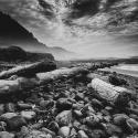 Rocky Shoreline I BW