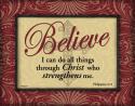 Red & Gold Believe